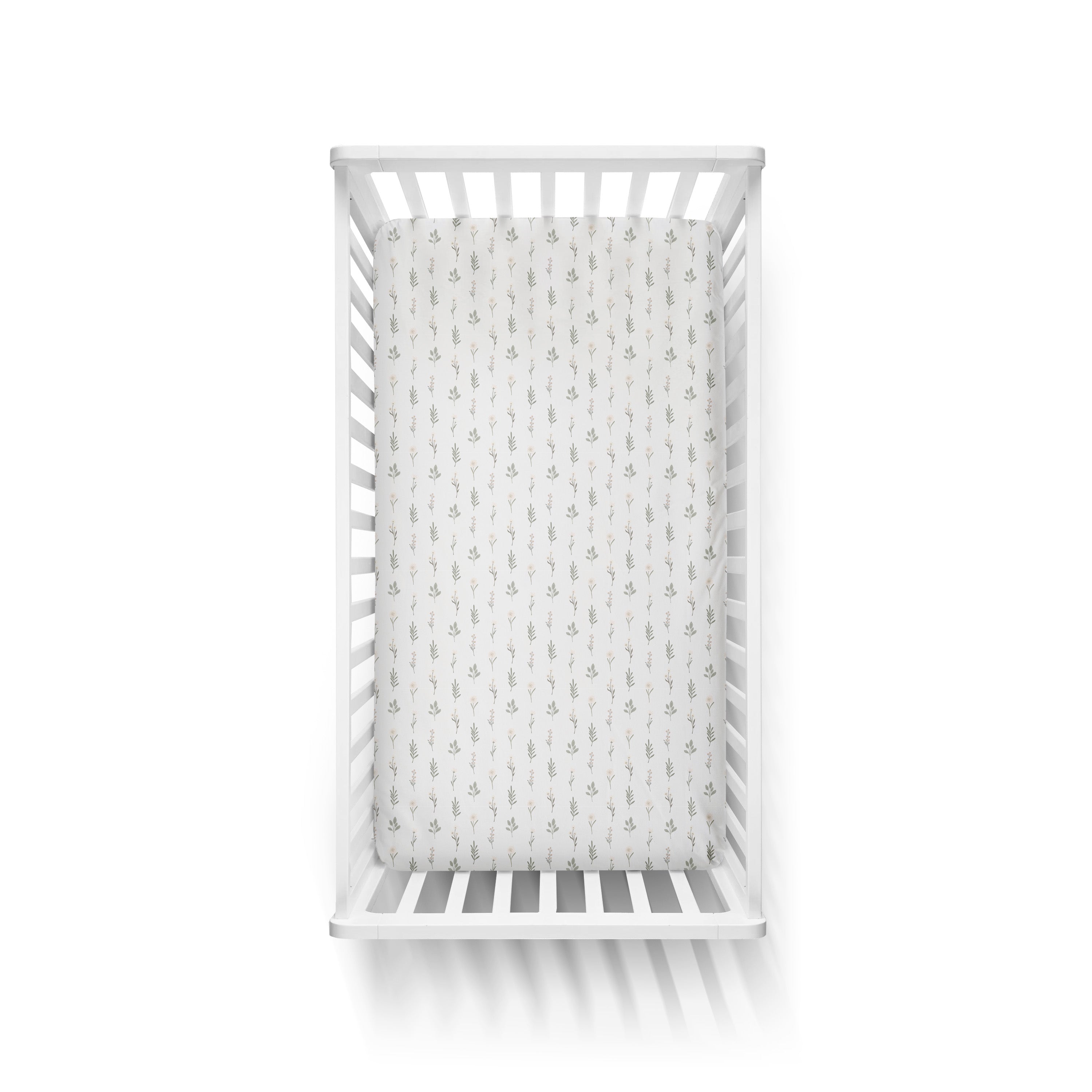 Little Sprigs Cotton Fitted Sheet