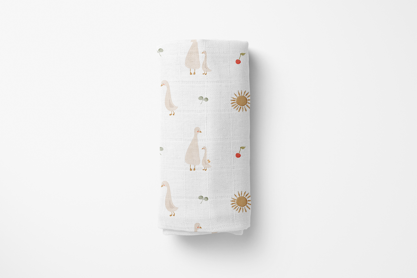 Summer Goose Swaddle Blanket