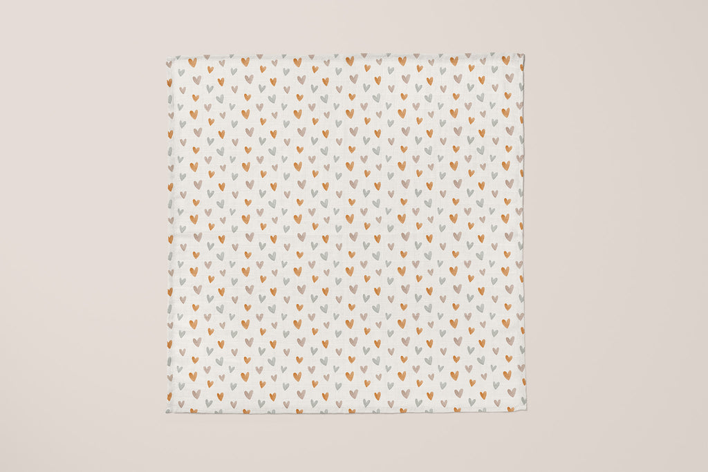 Hearts Swaddle Blanket