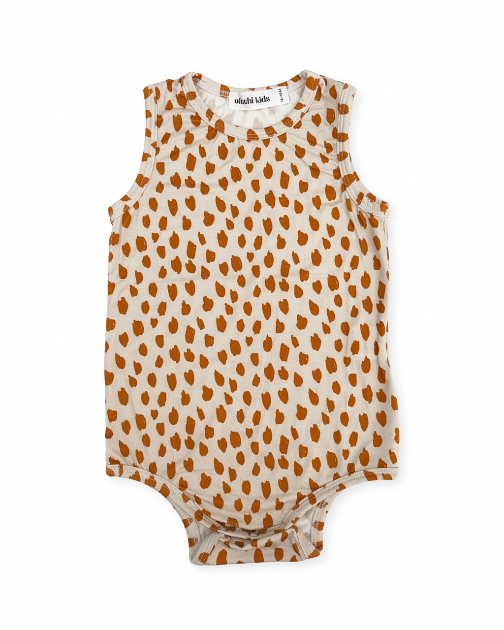 Spots Bamboo Sleeveless Bodysuit