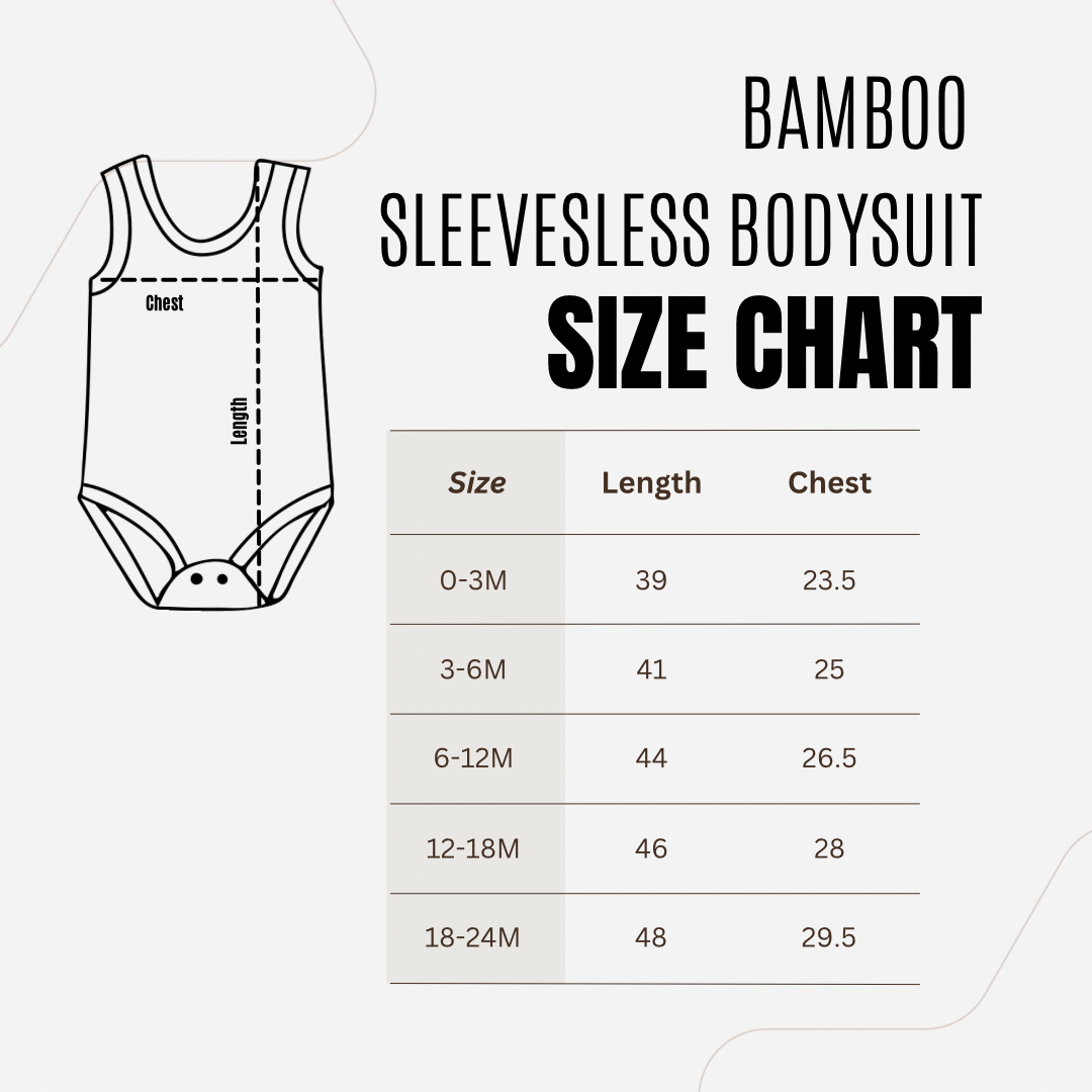 Spots Bamboo Sleeveless Bodysuit