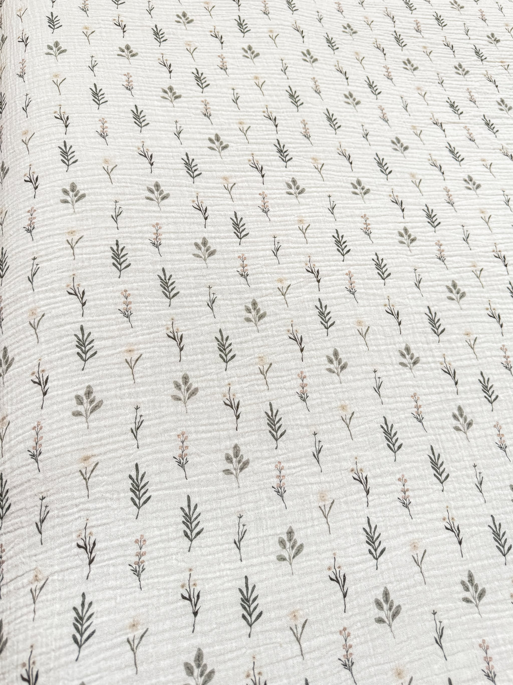 Little Sprigs Cotton Fitted Sheet