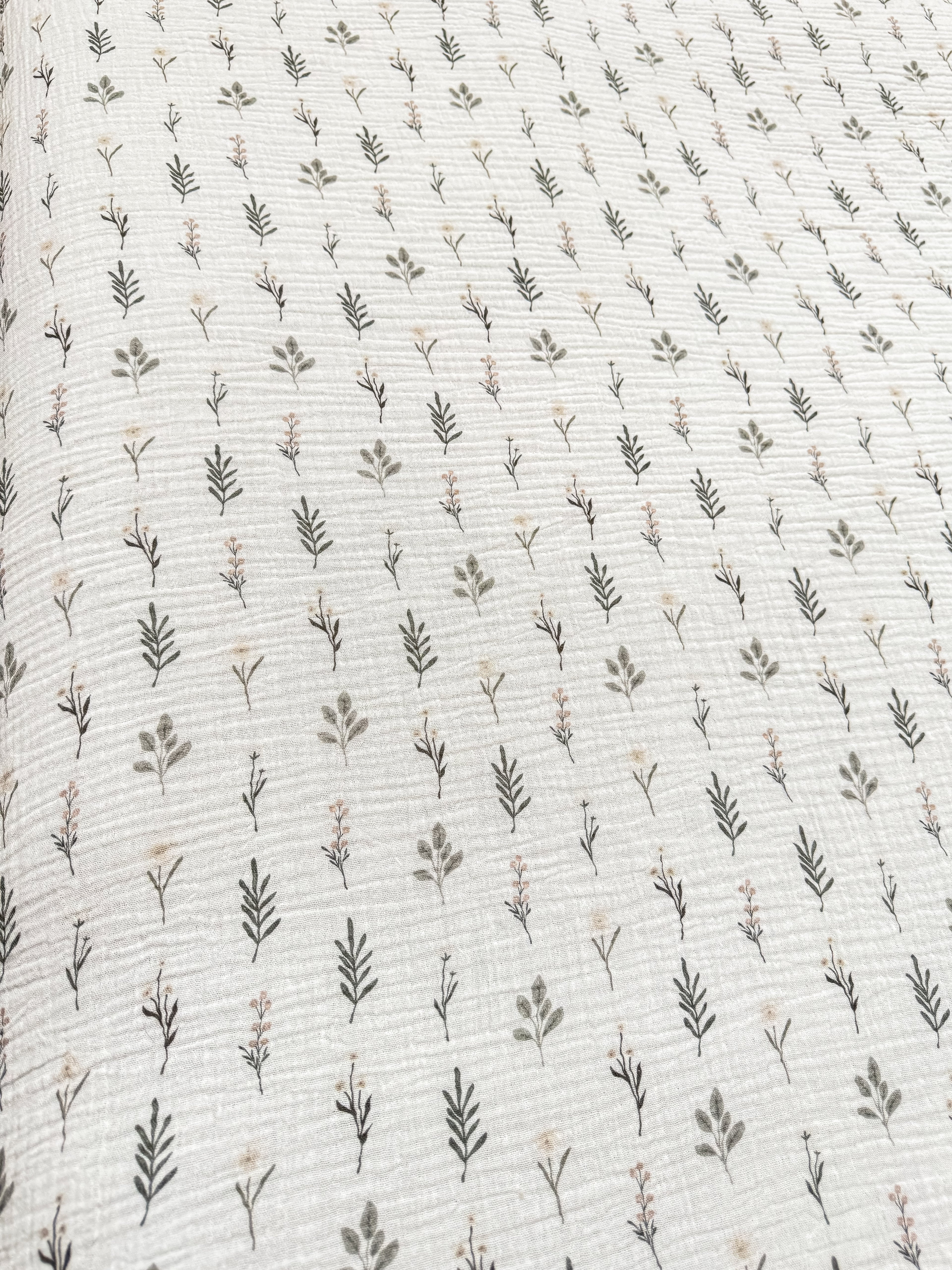 Little Sprigs Cotton Fitted Sheet