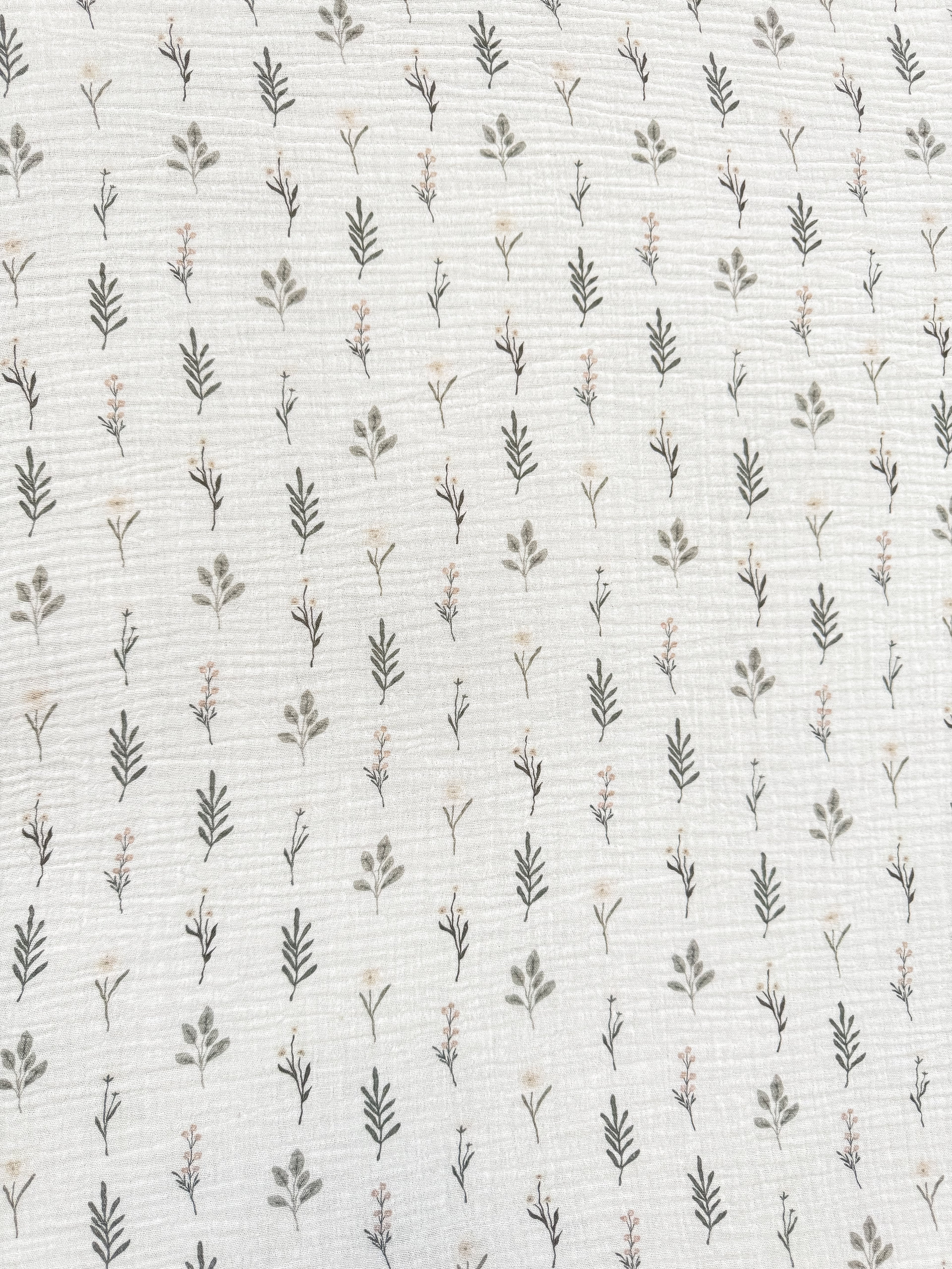 Little Sprigs Cotton Fitted Sheet