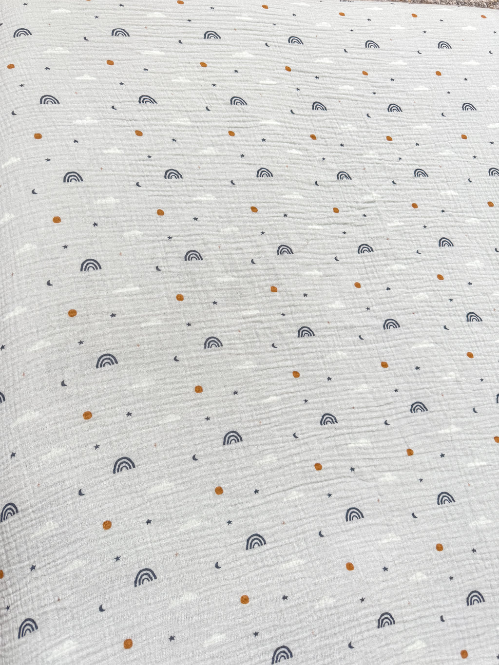 Dreamy Skies Cotton Fitted Sheet