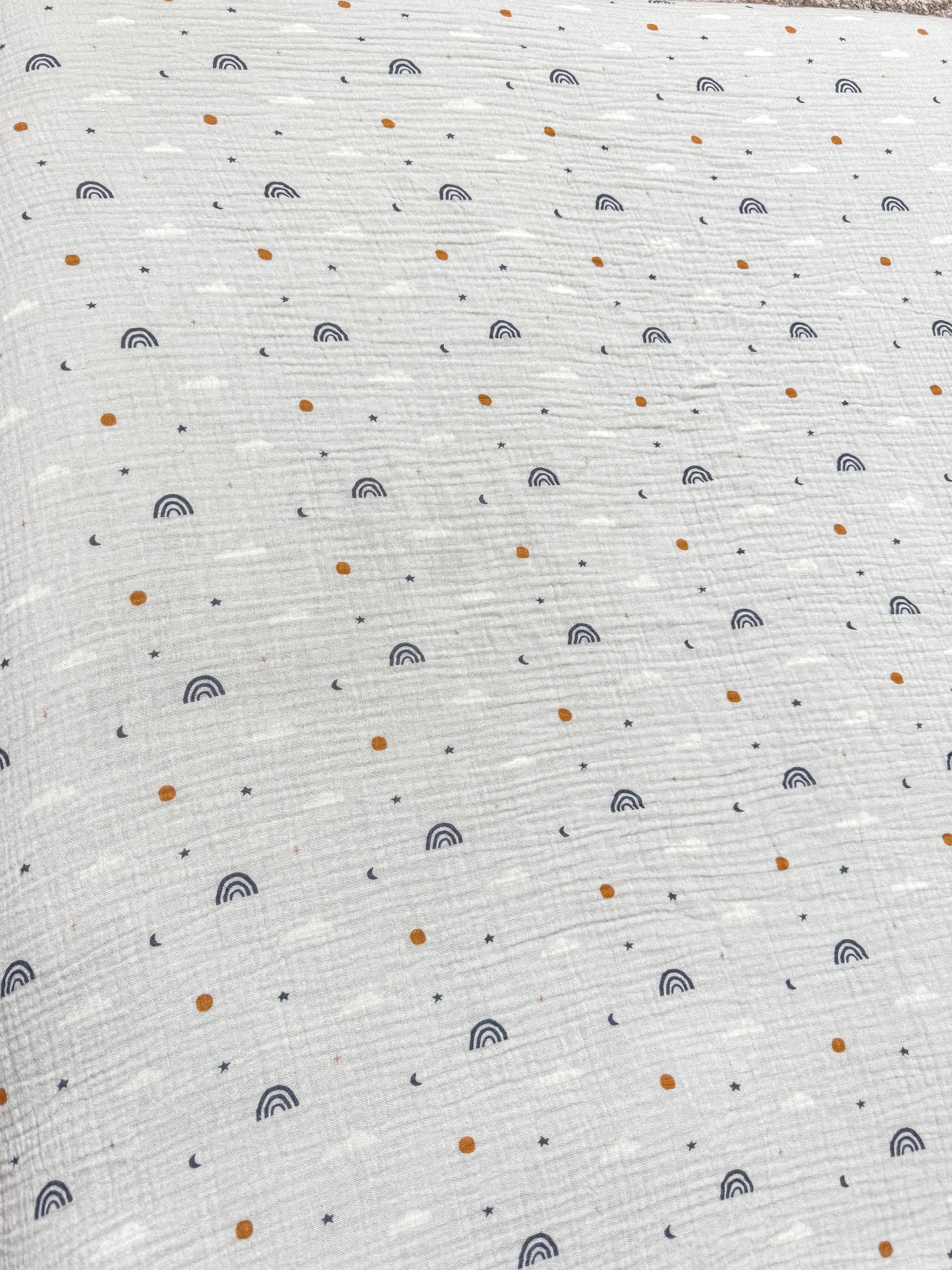 Dreamy Skies Cotton Fitted Sheet