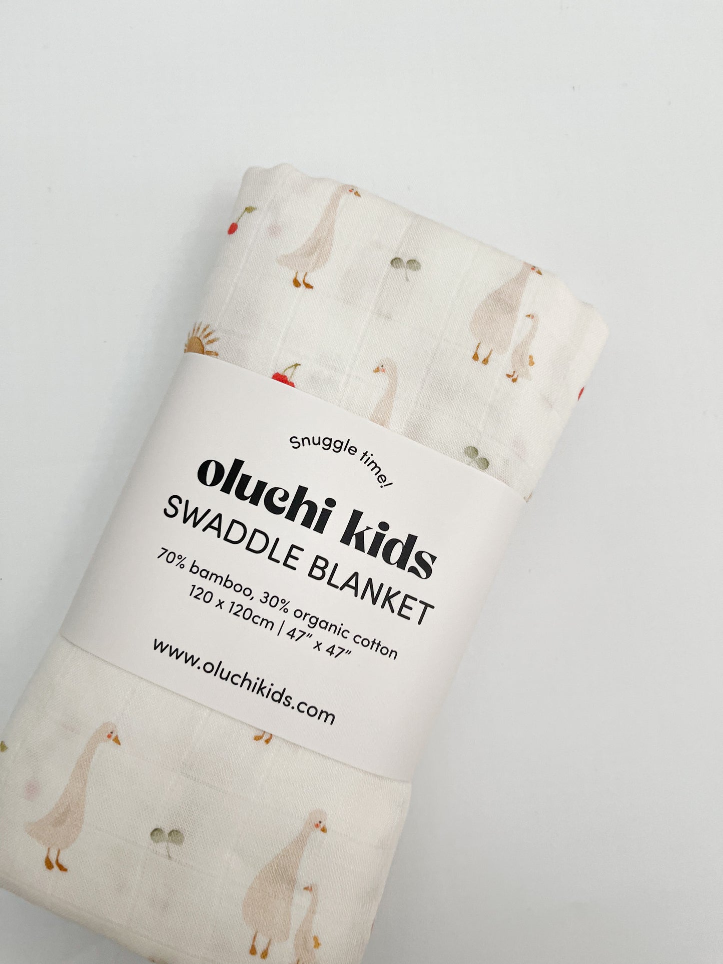 Summer Goose Swaddle Blanket