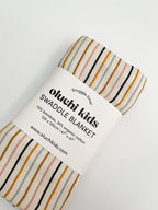 Stripes Organic Bamboo Swaddle Blanket