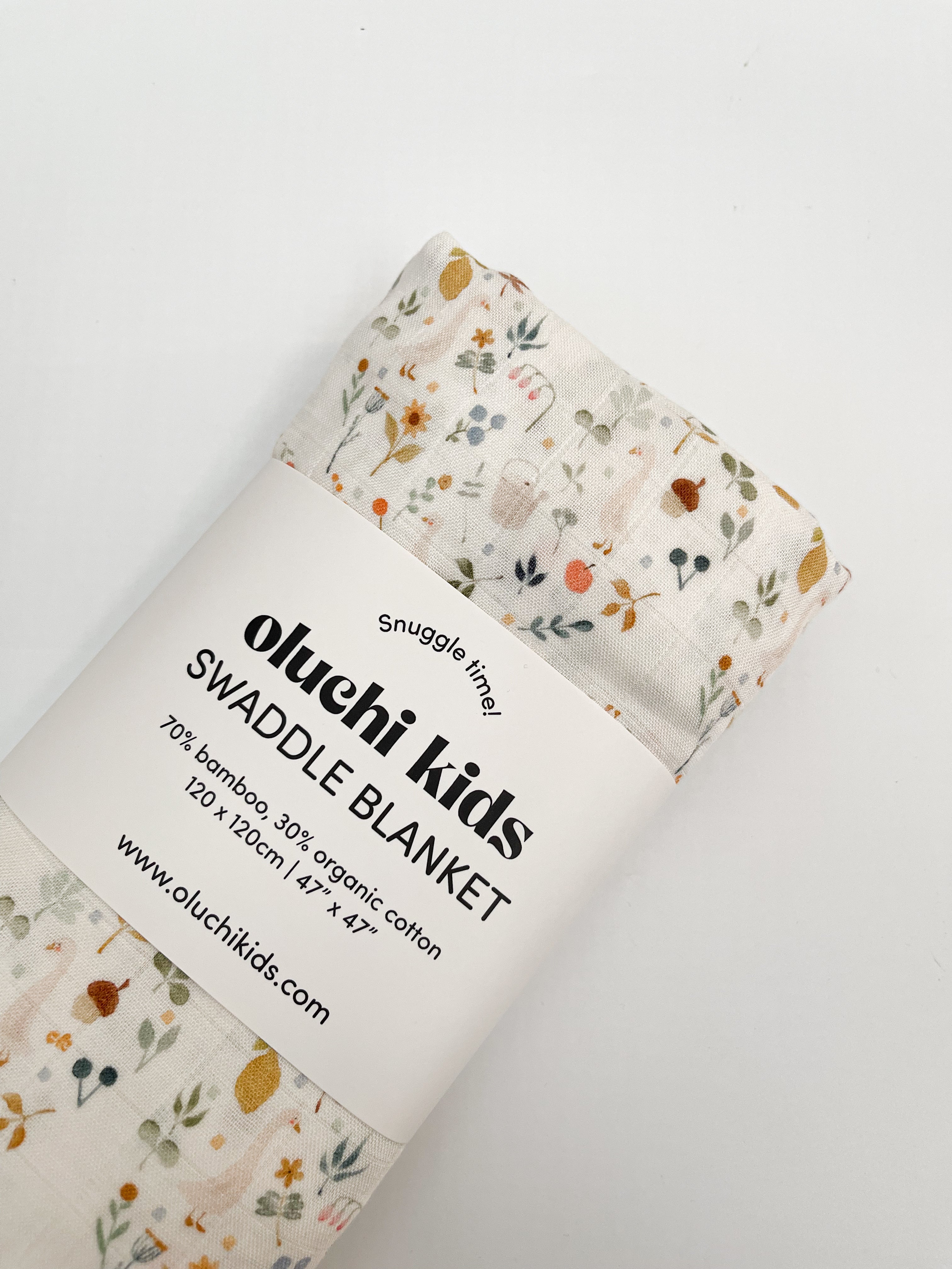 Goose Hearted Organic Bamboo Swaddle Blanket