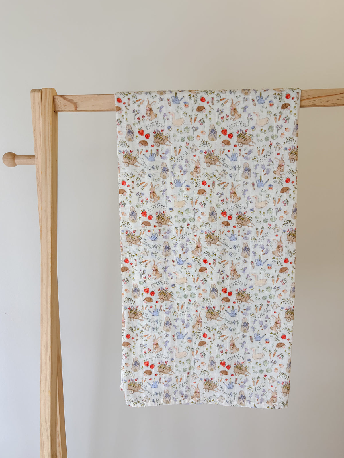 Bunnies & Swans - Bamboo Swaddle