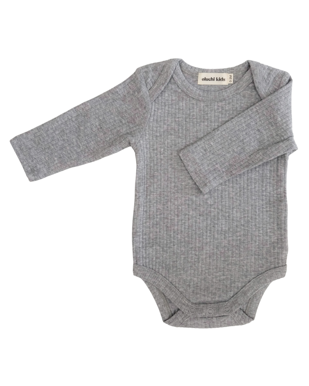 Ribbed Long-Sleeve Bodysuit