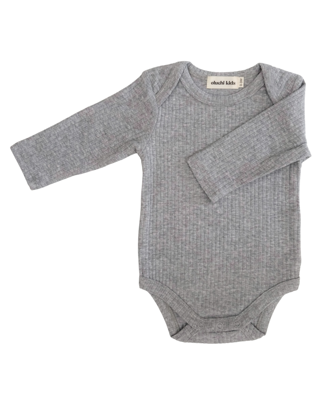 Ribbed Long-Sleeve Bodysuit