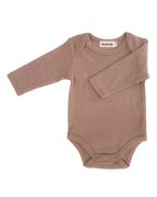 Ribbed Long-Sleeve Bodysuit