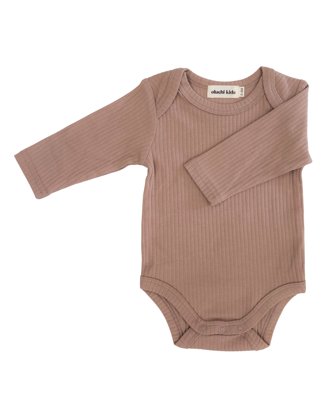 Ribbed Long-Sleeve Bodysuit