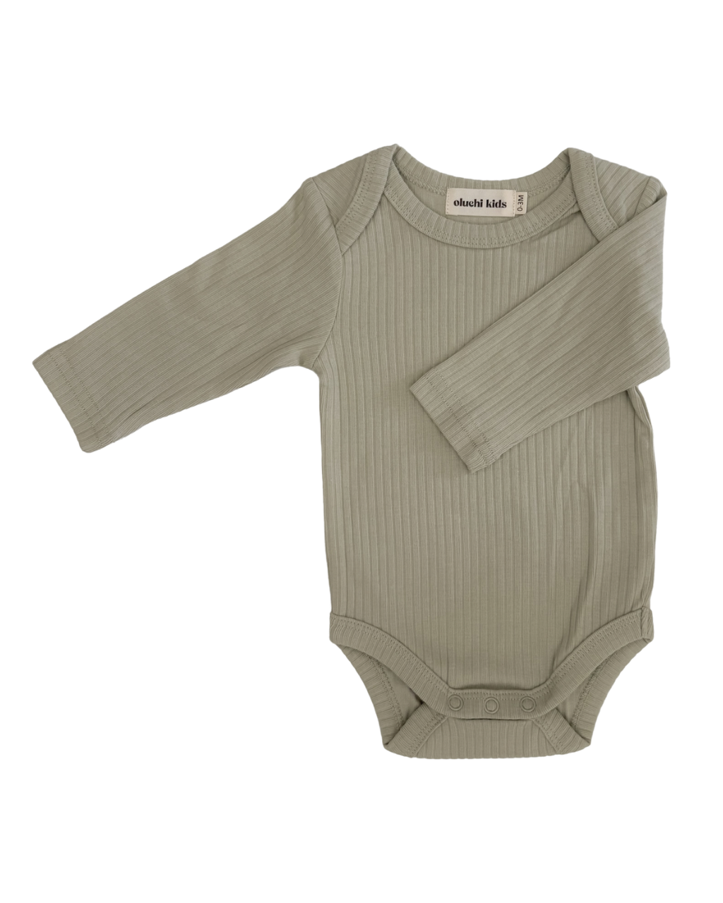 Ribbed Long-Sleeve Bodysuit