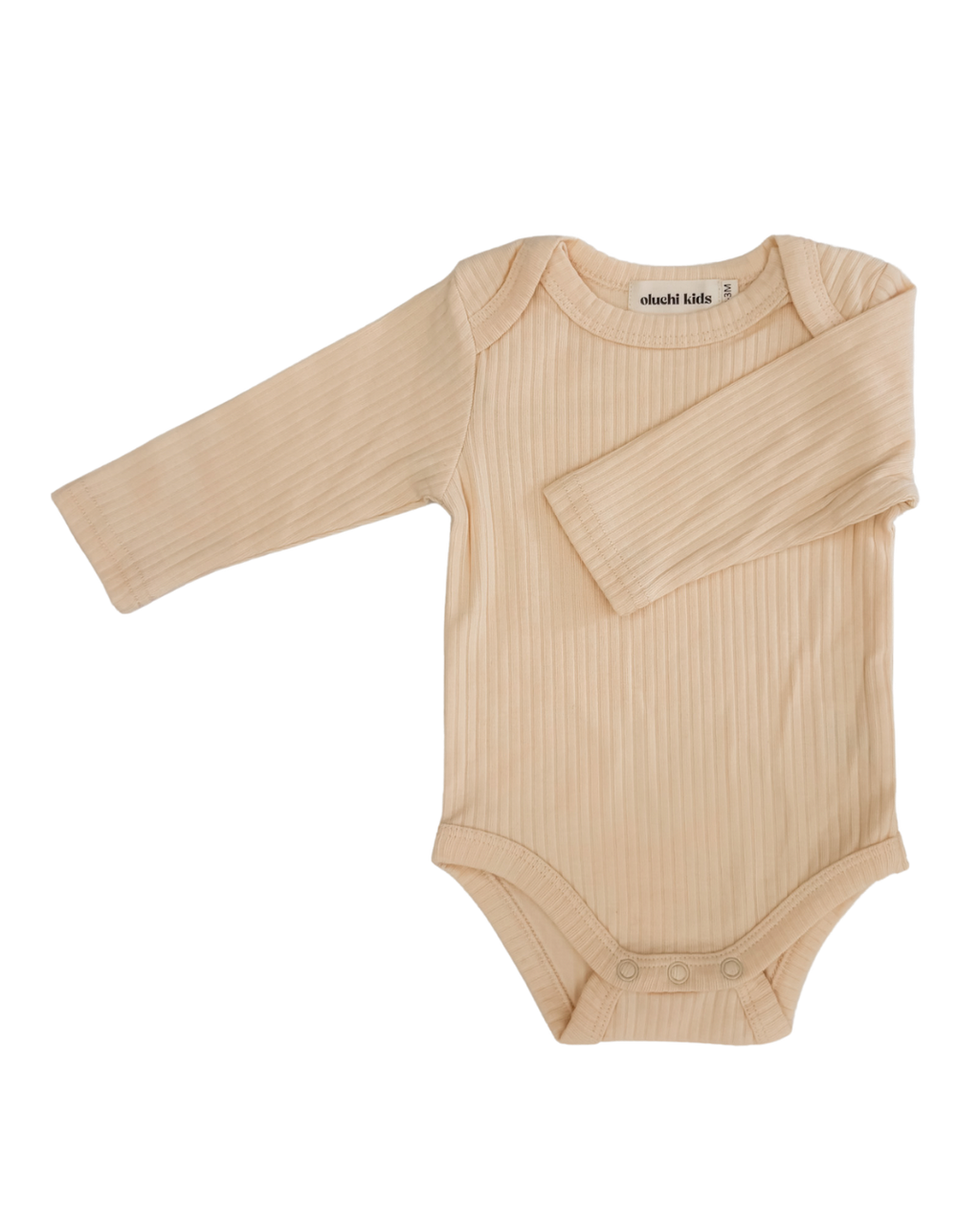 Ribbed Long-Sleeve Bodysuit