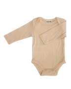 Ribbed Long-Sleeve Bodysuit