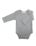 Ribbed Long-Sleeve Bodysuit