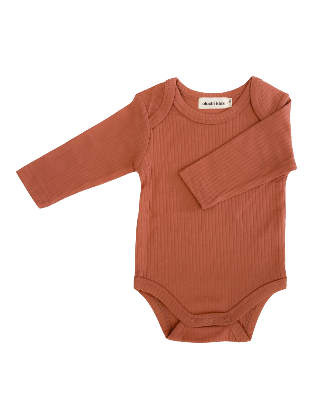 Ribbed Long-Sleeve Bodysuit
