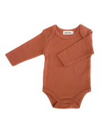 Ribbed Long-Sleeve Bodysuit