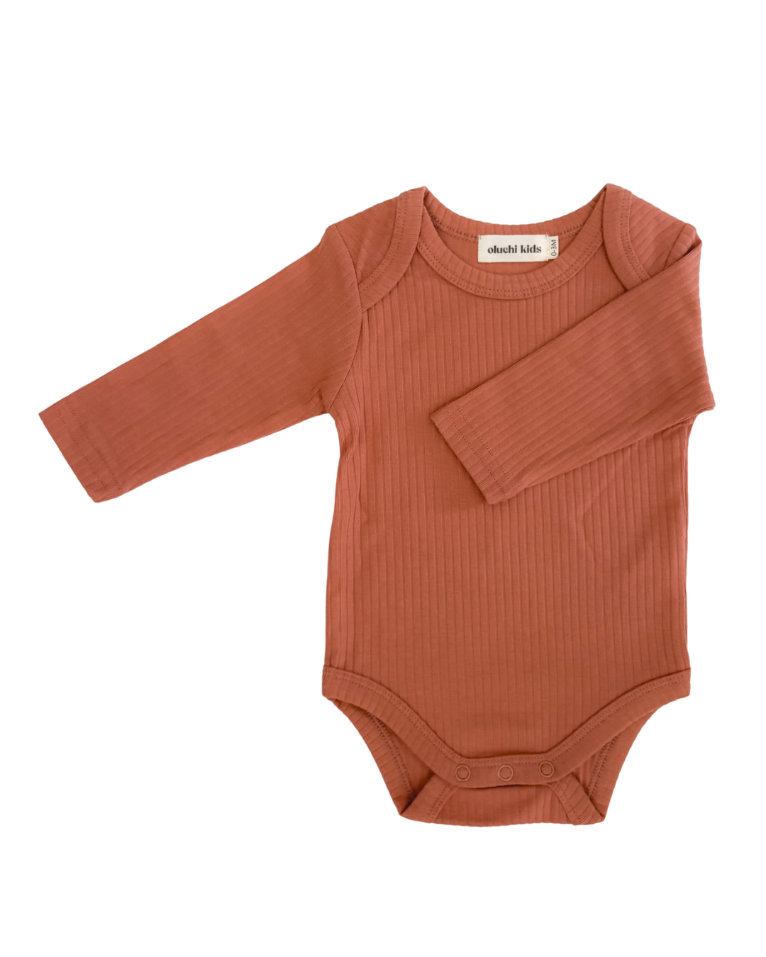 Ribbed Long-Sleeve Bodysuit