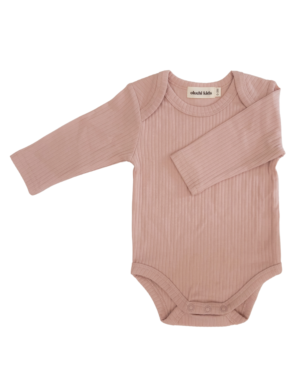 Ribbed Long-Sleeve Bodysuit