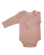 Ribbed Long-Sleeve Bodysuit
