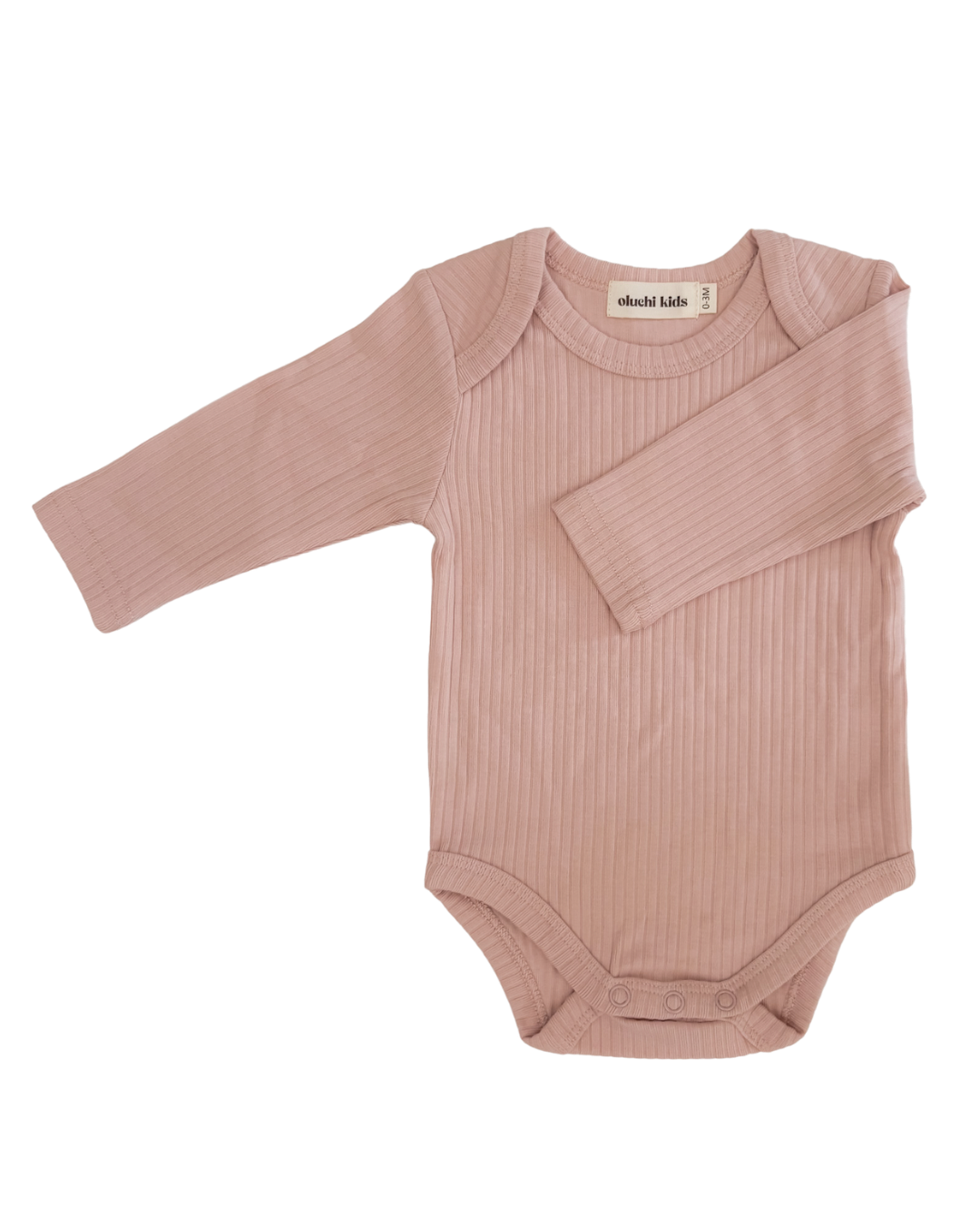 Ribbed Long-Sleeve Bodysuit