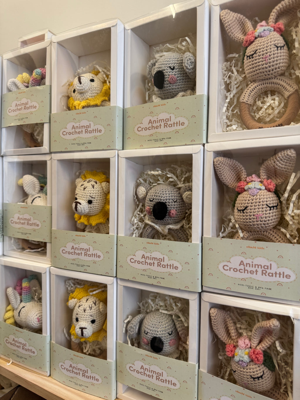 Crochet Animal Rattle