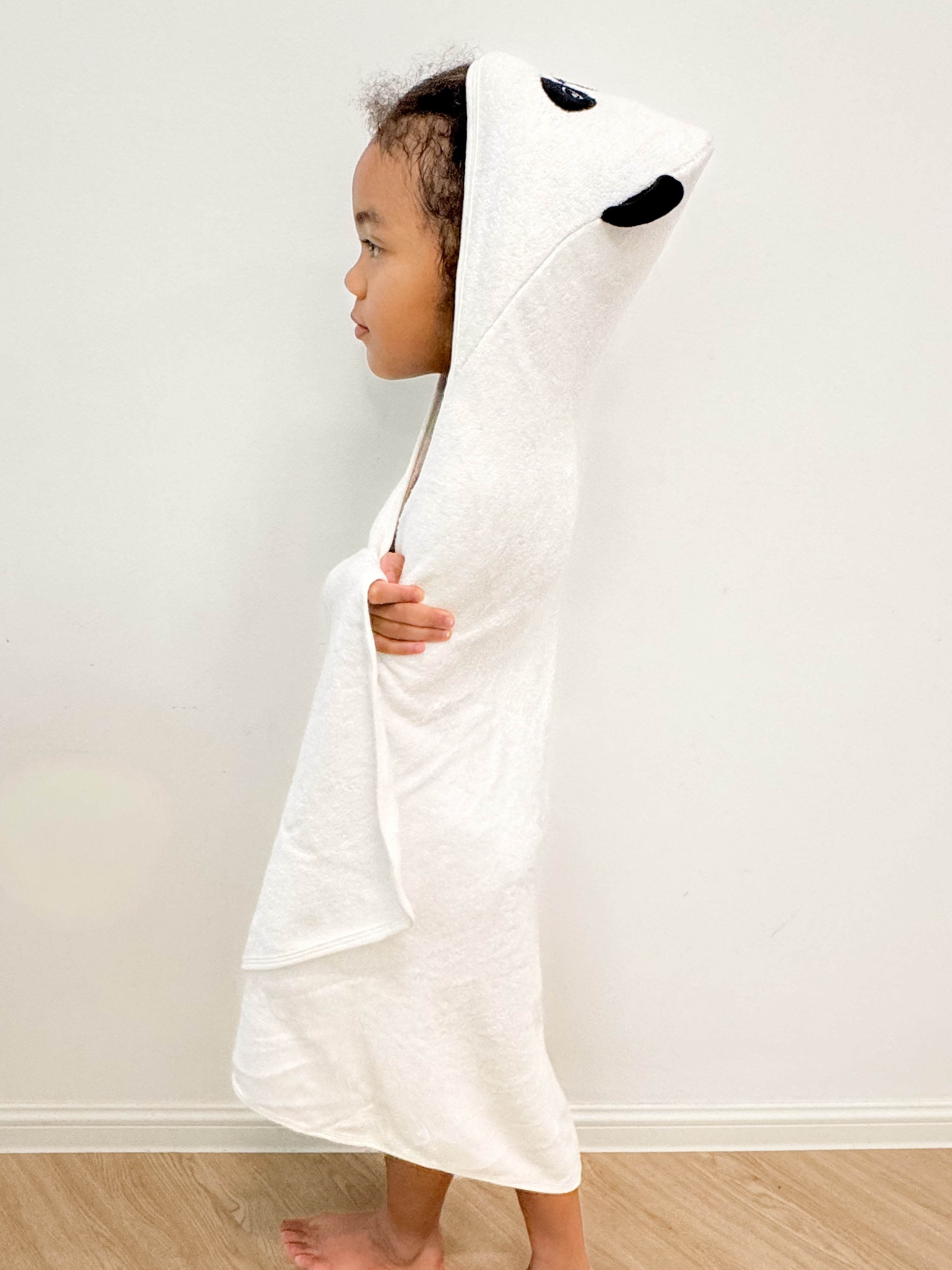 Panda Corner Hooded Bamboo Towel + Washcloth