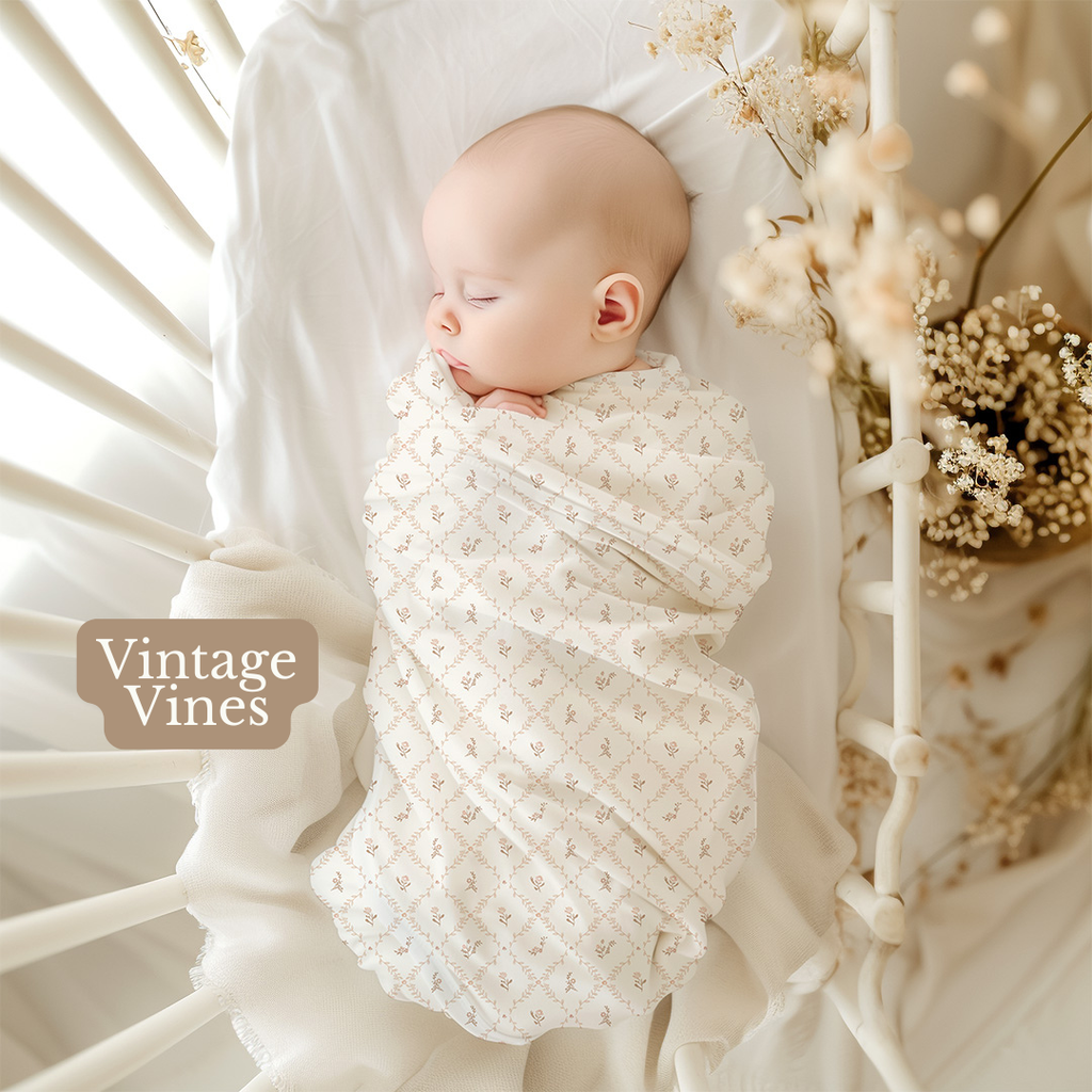 Vintage Vines - Bamboo Swaddle