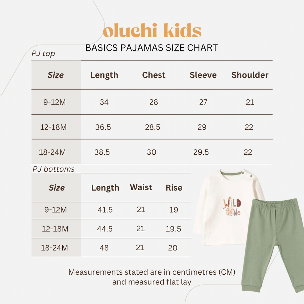 Basics Organic Cotton Pajamas