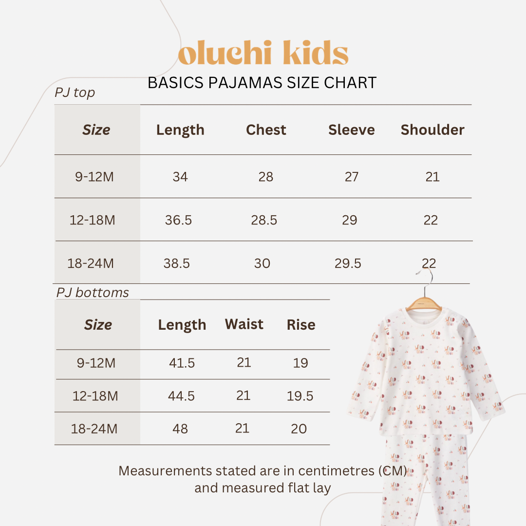 Wild One - Printed Organic Cotton Pajamas