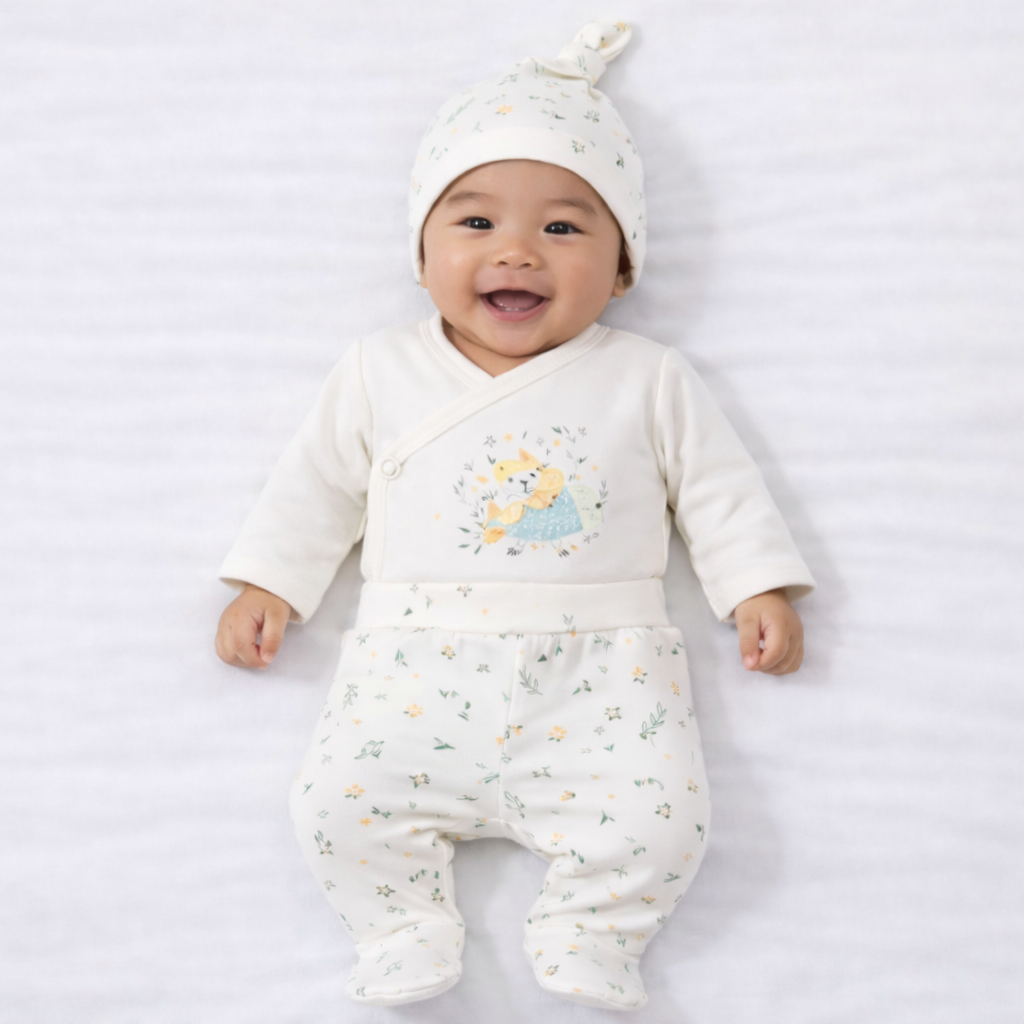 Pilot Rabbit 3-Piece Set (Kimono Top)