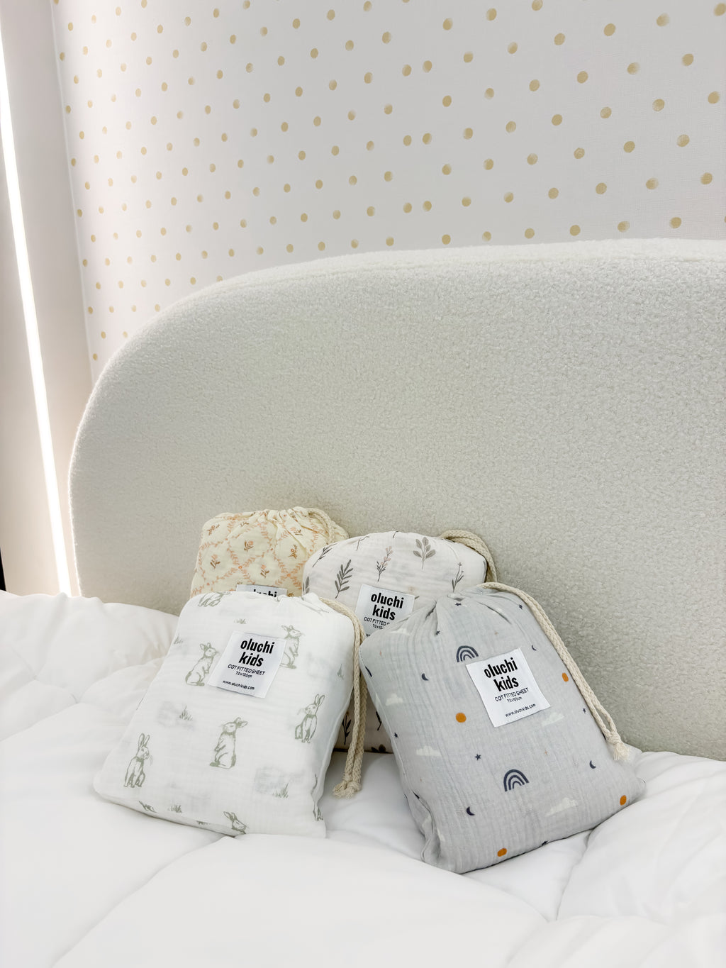 Dreamy Skies Cotton Fitted Sheet