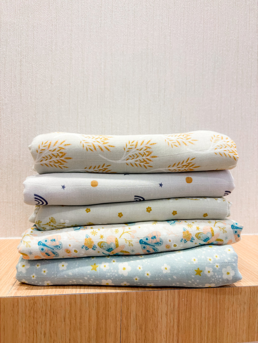Dreamy Skies Organic Cotton Swaddle Blanket