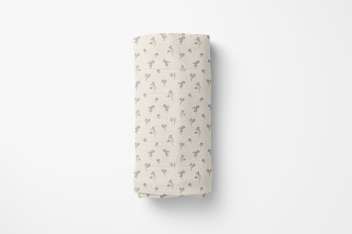 Lavender Garden - Bamboo Swaddle