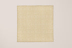Mustard Check Organic Bamboo Swaddle Blanket