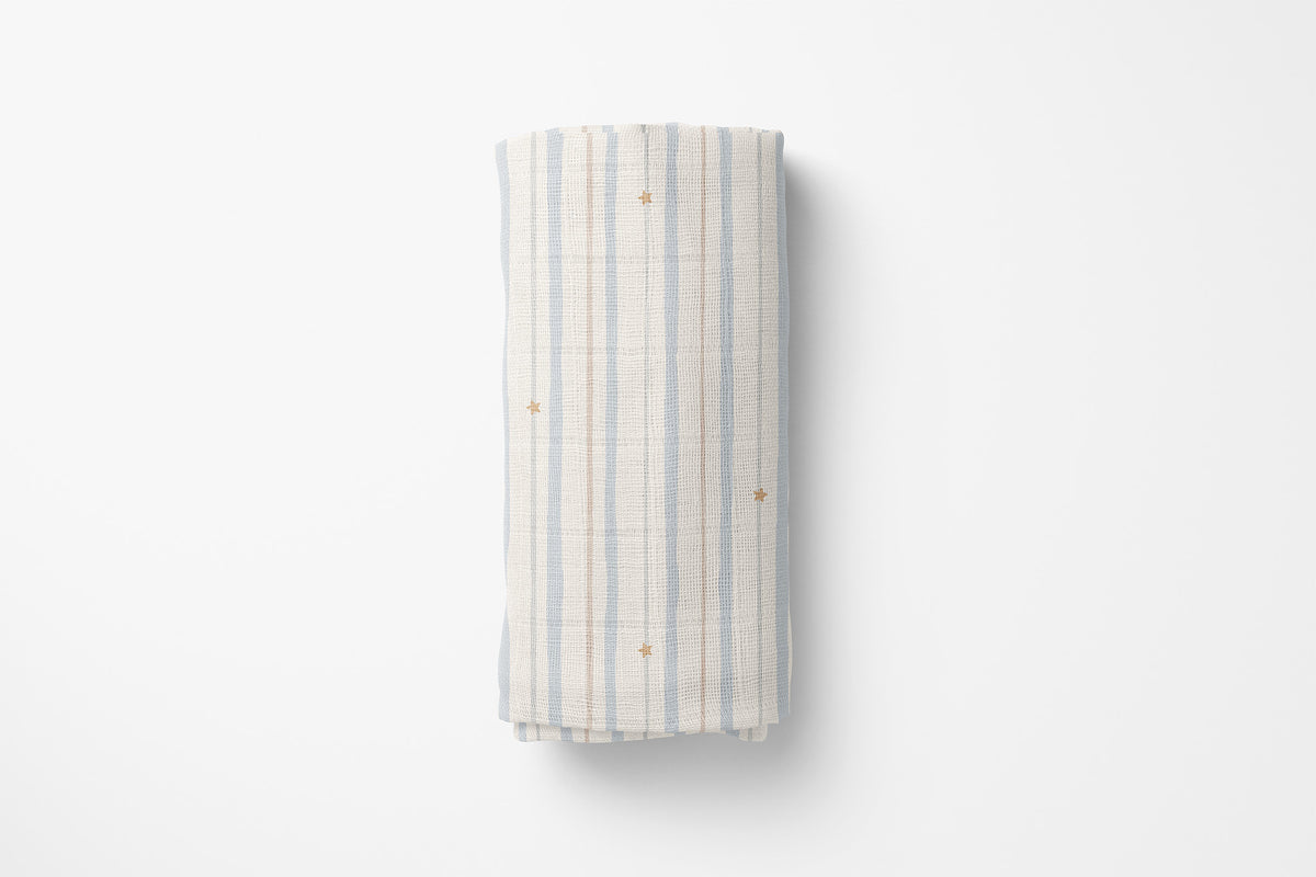 Pastel Stripes - Bamboo Swaddle