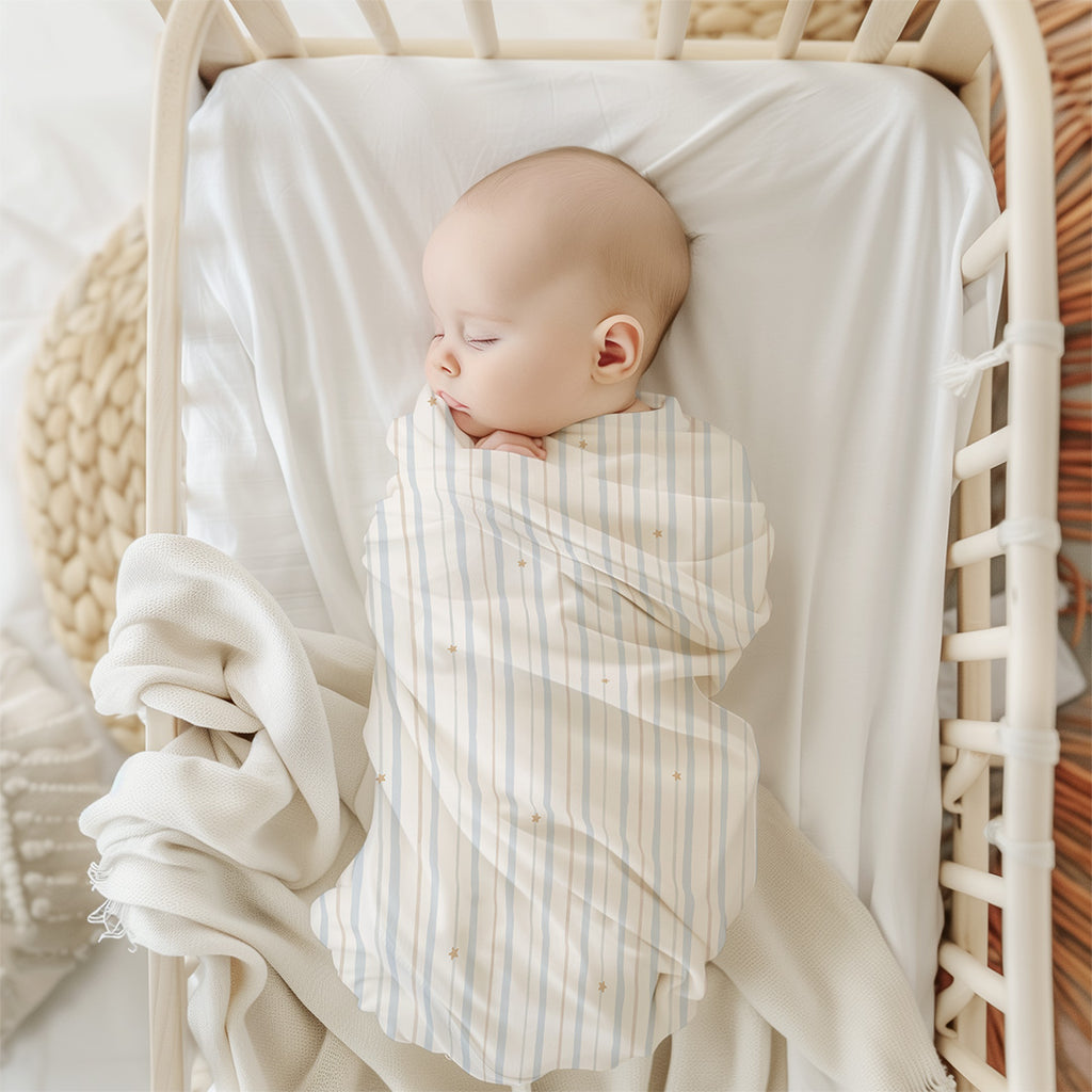 Pastel Stripes - Bamboo Swaddle