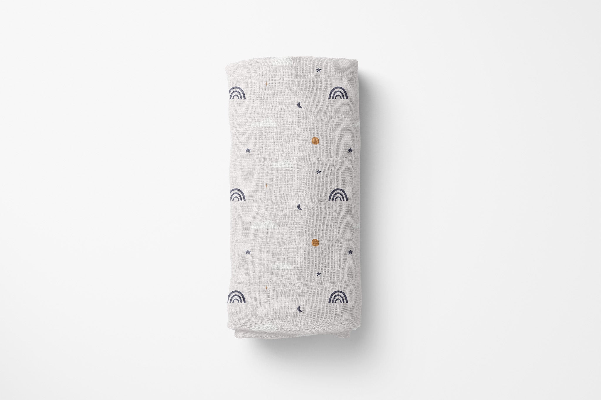 Dreamy Skies Organic Cotton Swaddle Blanket