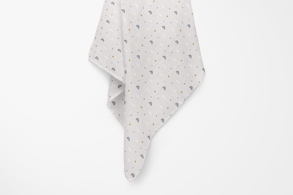 Dreamy Skies Organic Cotton Swaddle Blanket