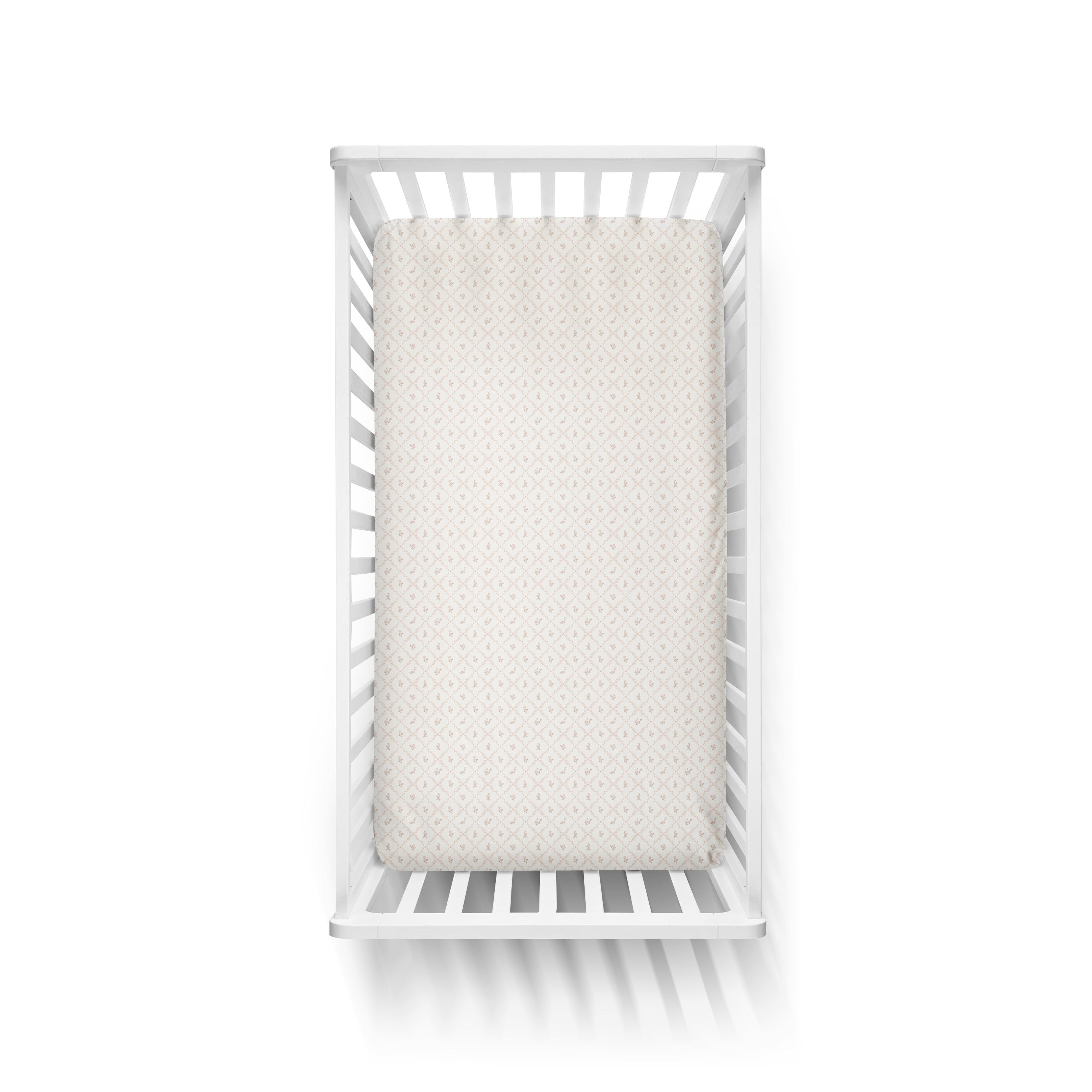 Vintage Vines Cotton Fitted Sheet