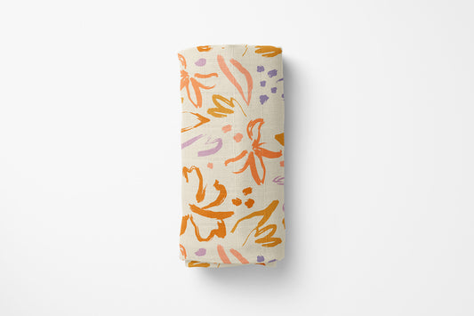 Wildflower Swaddle Blanket