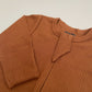 Ribbed Jumpsuit in Mocha