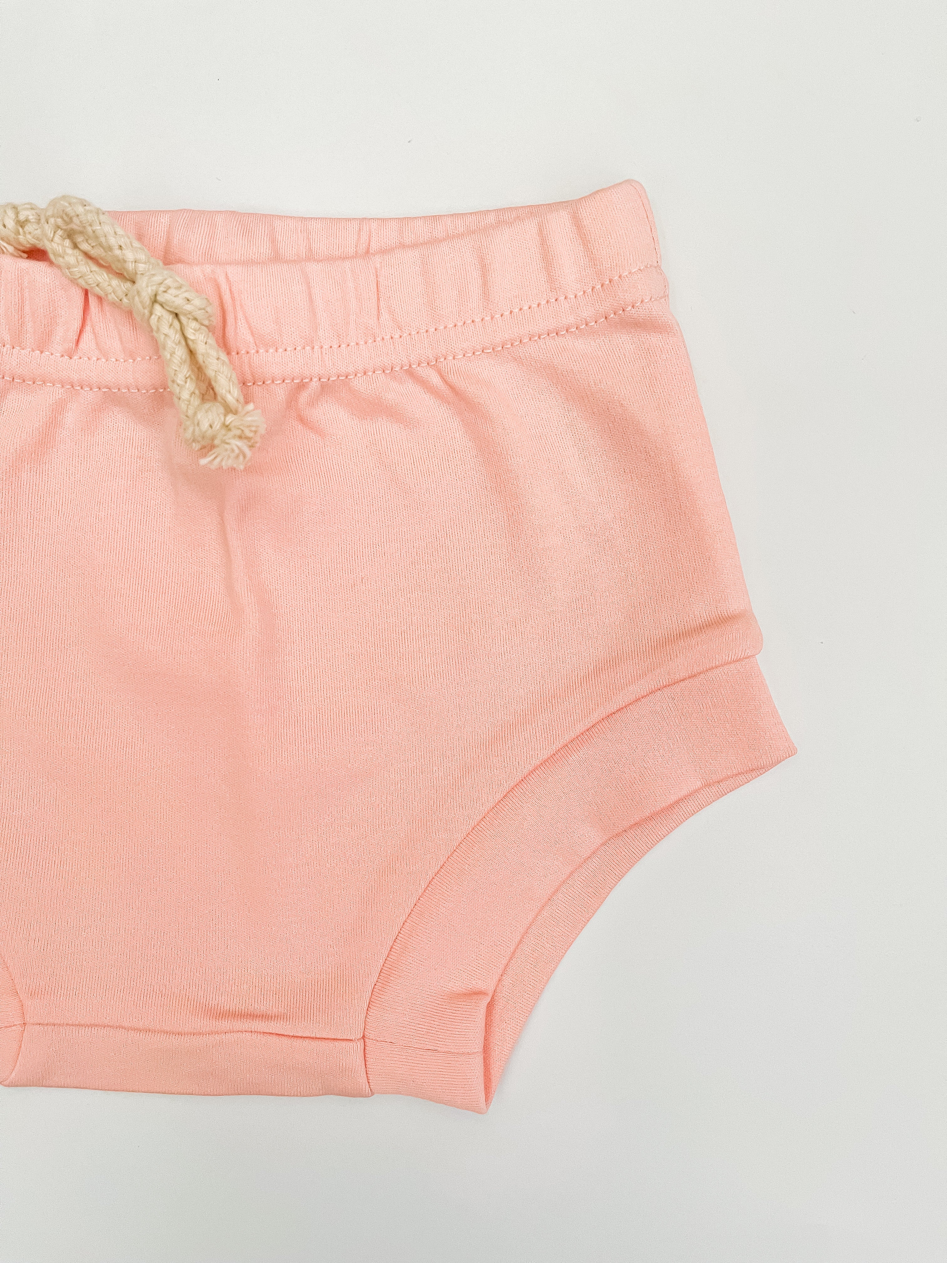 Organic Cotton Shorts in Coral