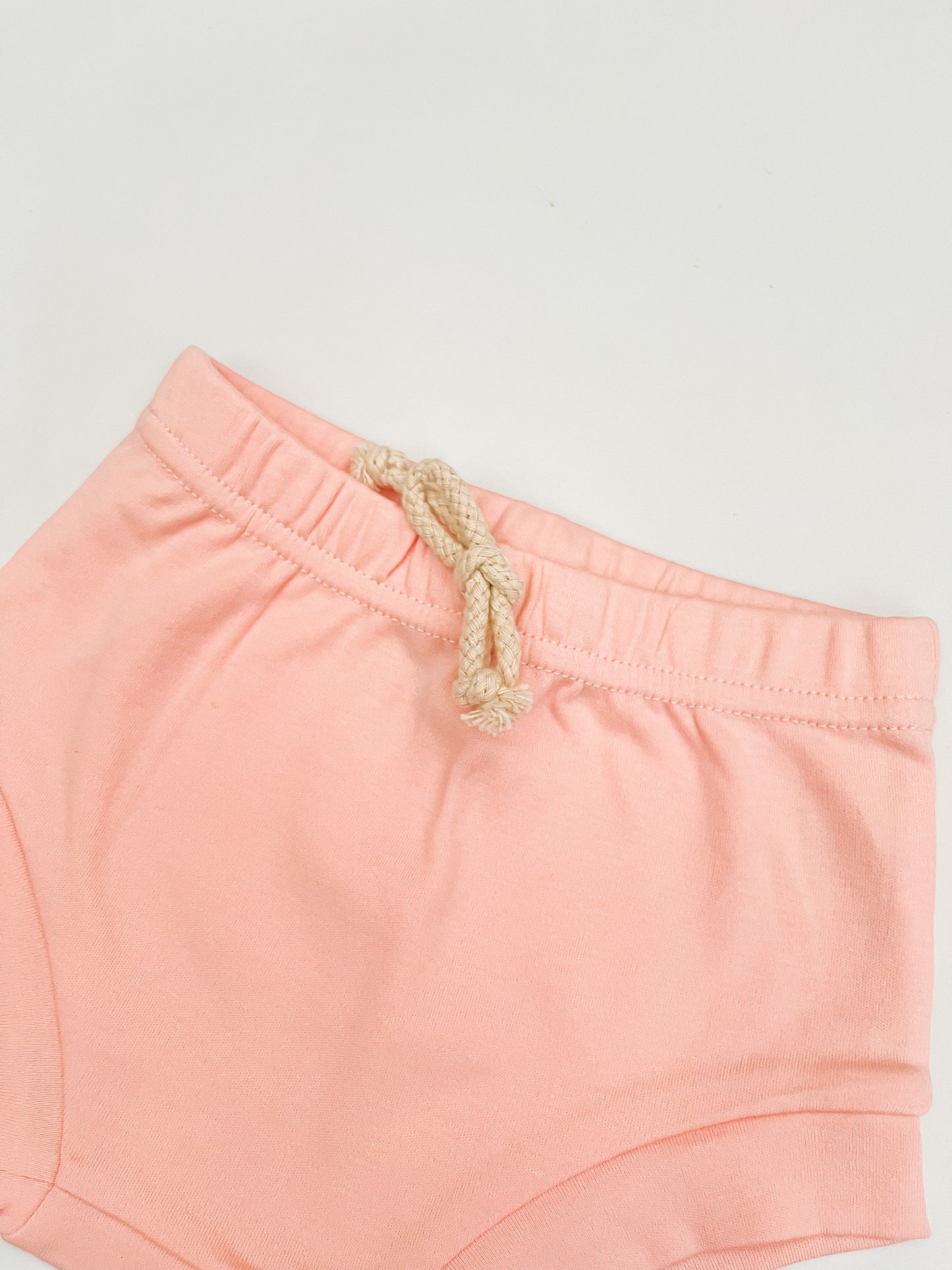 Organic Cotton Shorts in Coral