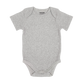 Ribbed Bodysuit in Gray
