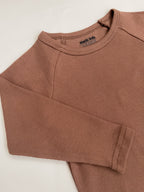 Ribbed Pajamas in Light Mauve