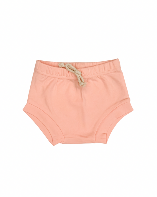 Organic Cotton Shorts in Coral